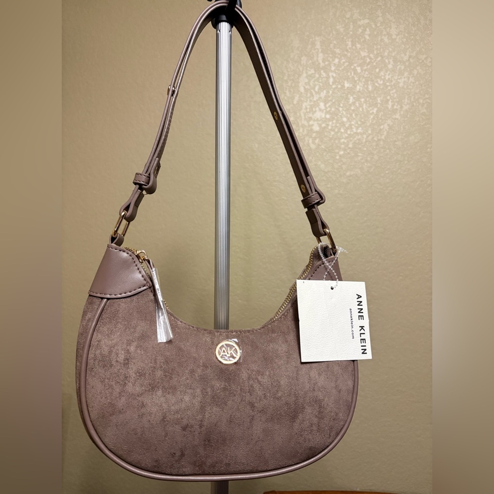 Anne Klein Taupe Shoulder Bag